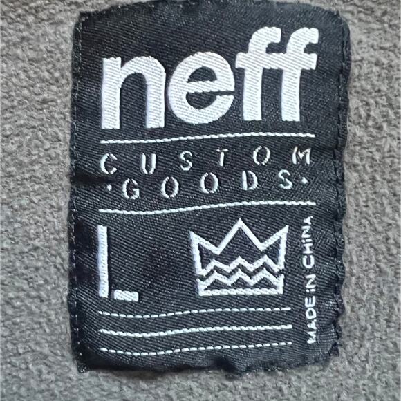 Neff Snoop Lion Dogg Gray Teal White Purple Triumph Charcoal Sweatshirt L *Good* - Picture 6 of 9
